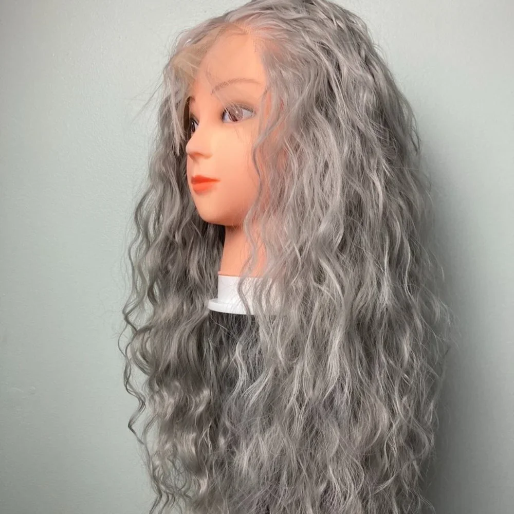 Gray Wig Grey Lace Front Wig